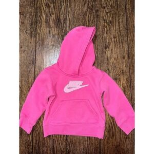 Vintage nike 90s toddler girls hoodie pink 24 months